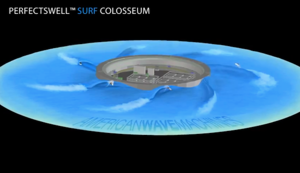 American Wave Machines Surf Colosseum with PerfectSwell Technology