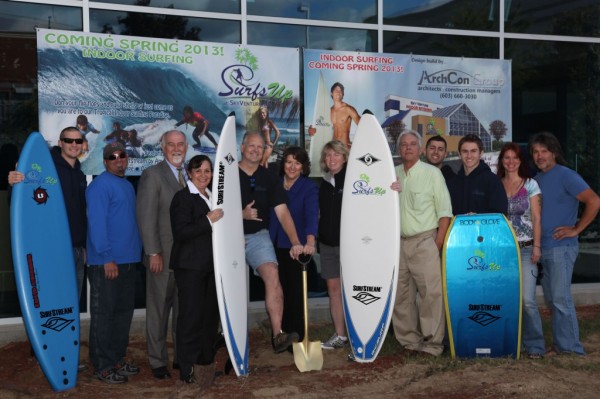 Surf's Up Wave Pool at SkyVenture's in NH Breaks Ground