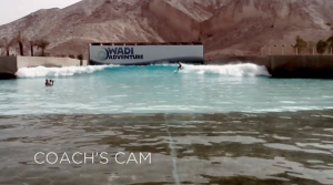 Sally Fitzgibbons Wadi Adventure Wave Pool Project Poolside | Coach's Cam