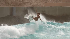 Sally Fitzgibbons Wadi Adventure Wave Pool Project Poolside | Boosting