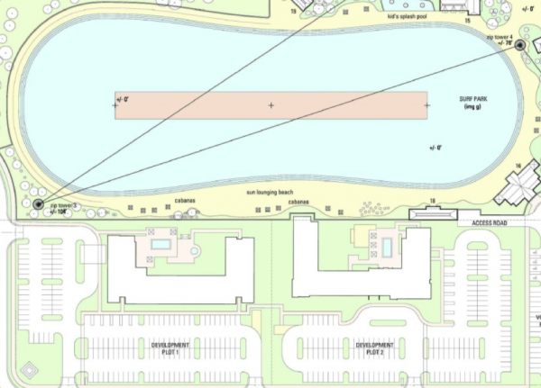 AcquaSol Proposed Master Plan Includes Surf Park | Scaled Version