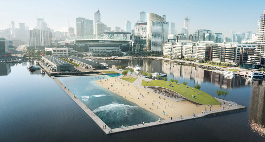 Docklands Surf Park proposed in Melbourne's Central Business District