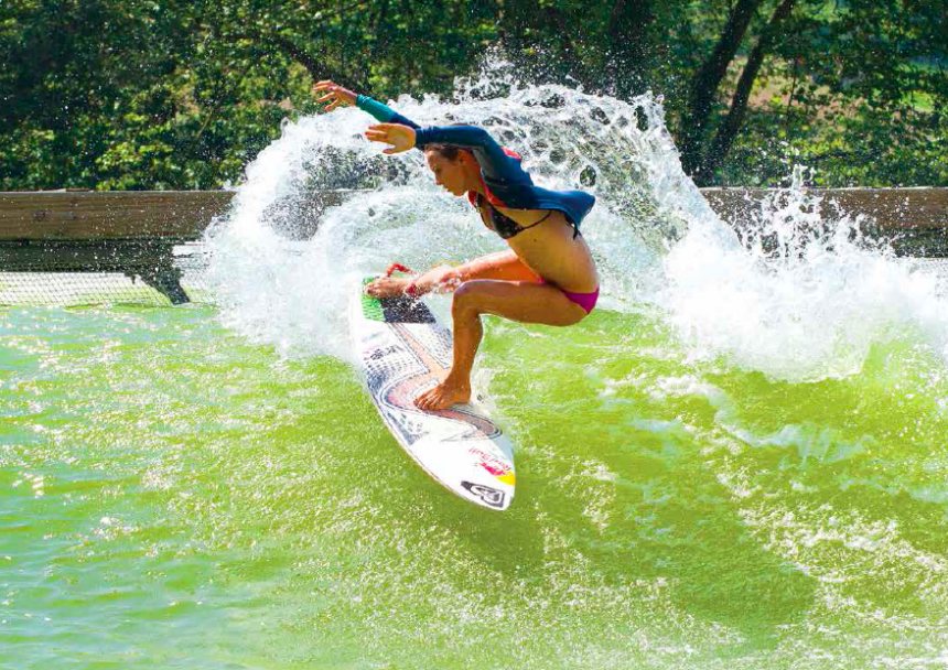 Sally Fitz Surfing Wavegarden | Smorgasboarder Magazine