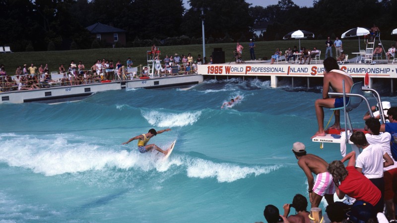 1985 Inland Surfing Championships Dorney Park Allentown Pennsylvania Wave Pool | Surf Park Central