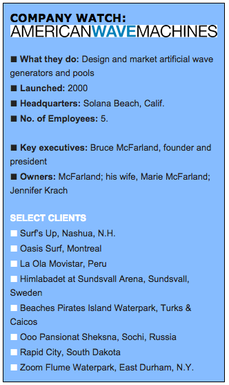 Sports Business Journal | American Wave Machines | Surf Park Central