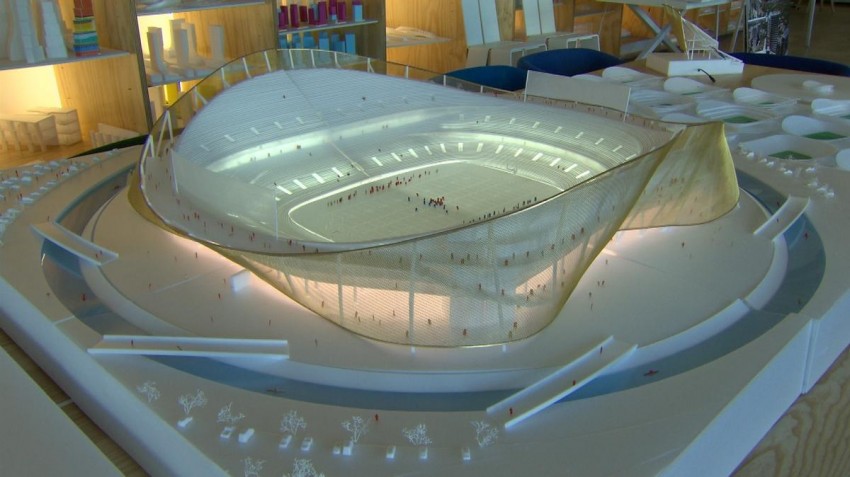 BIG Architects Surf Moat at Washington NFL Stadium | Surf Park Central