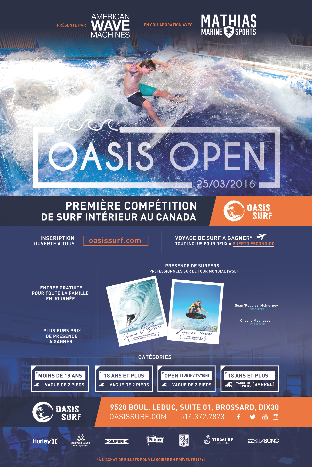 Oasis Open Indoor Surfing Competition at Oasis Surf | Presented by American Wave Machines | Surf Park Central