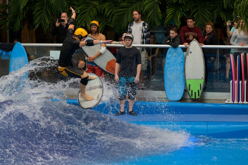 Hunter Sims 3rd Place Indoor Wake Surfing Competition at Surf's Up NH | Surf Park Central