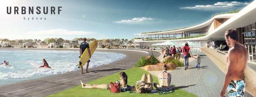 UrbnSurf Sydney Beach Rendering April 2016 | Surf Park Central