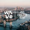 An image of London with The Wave and Endless Surf's logo