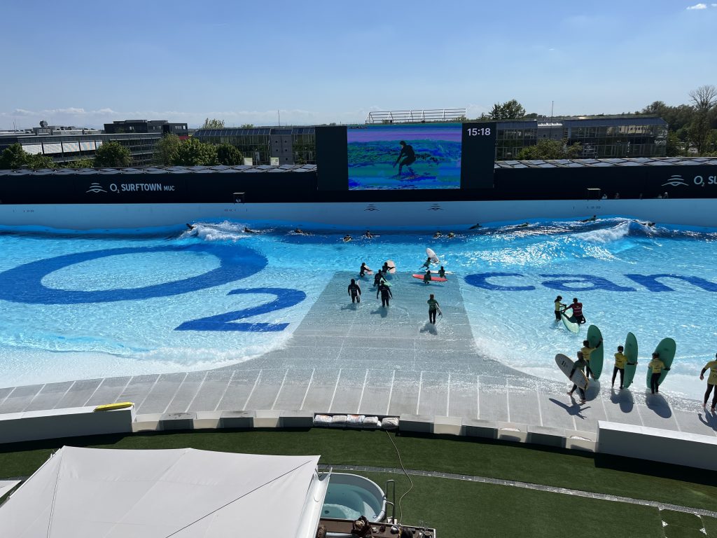 A surf park in Europe